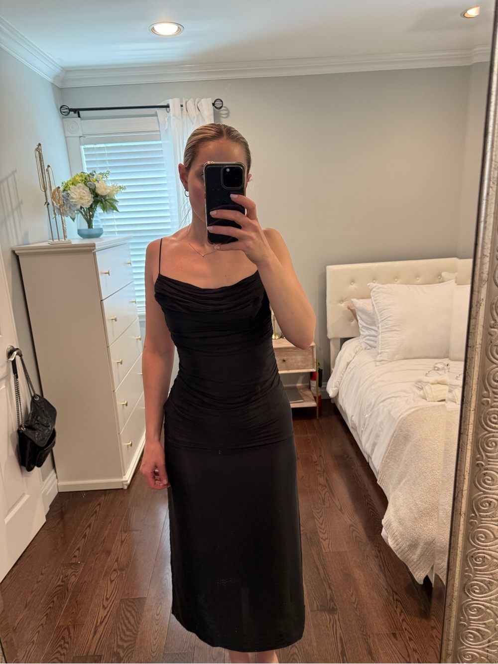 Zara Black Slip Dress